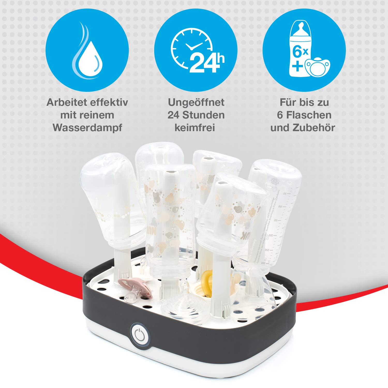 Stérilisateur de biberons NUK Vario Express – Image 2