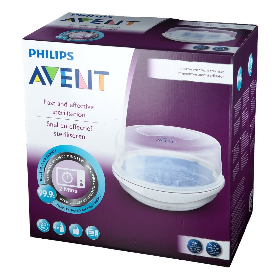 Stérilisateur micro-ondes a vapeur PHILIPS AVENT