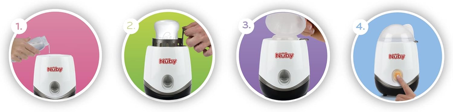 Stérilisateur Chauffe Biberon Nuby 2in1 – Image 2